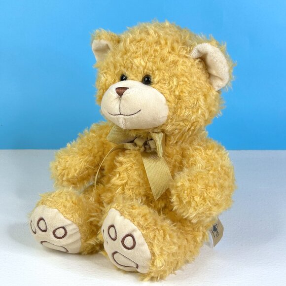Hug Fun Tan Teddy‎ Bear Lovey 13" Plush Stuffed Animal Toy - Picture 3 of 5